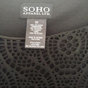 Black Dress with Bell Sleeves